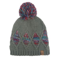 Chaos Aardvark Knit Beanie w/ Pom City Grey One Size