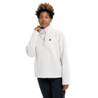 Burton Amora Waffle Mock Neck Sweater - Women's XS Silver Birch
