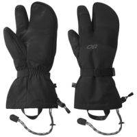 Outdoor Research Highcamp 3-finger Gloves - Men's S Black