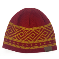 Chaos Mean Wool Beanie Red One Size