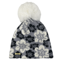 Chaos Marigold Knit Pom Beanie - Girls' Black / White Foral One Size