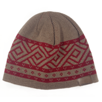 Chaos Mean Wool Beanie Brown One Size