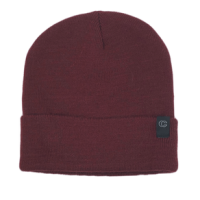 Chaos Flak Cuff Beanie - Women's Maroon / White Sprinkle One Size