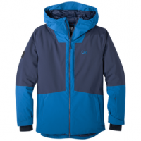 Outdoor Research Snowcrew Jacket - Men's L Cascade/Naval Blue