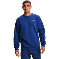 Under Armour Rival Fleece Sweatshirt - Men's Tech Blue / Onyx White M