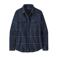 Patagonia Long-sleeved Midweight Fjord Flannel Shirt - Women's Tundra / New Navy XXL