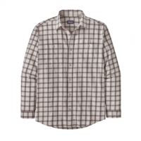 Patagonia Long-sleeved Pima Cotton Shirt - Men's L Lodge Pine/Pumice