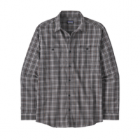 Patagonia Long-sleeved Pima Cotton Shirt - Men's XXL Fractures/Forge Grey
