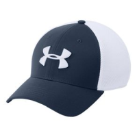 Under Armour Microthread Golf Mesh Cap - Men's Academy / White L/XL