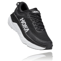 HOKA ONE ONE Bondi 7 Running Shoe - Women's Black / White 8 B