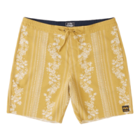 Billabong Other Side Stripe Lo Tides Boardshorts - Men's Mustard 34