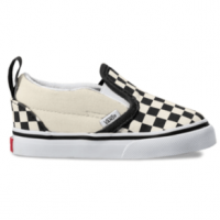 Vans Checkerboard Slip-On V Shoe - Toddler 6.5C Black / White Checkerboard Regular