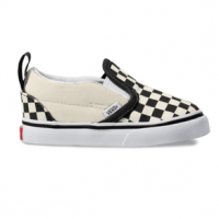 Vans Checkerboard Slip-On V Shoe - Toddler 4C Black / White Checkerboard Regular