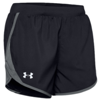 Under Armour Fly-By 2.0 Short - Women's Black / Pitch Gray / Reflective XL