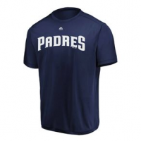 Majestic Youth Cool Base MLB Evolution Tee Shirt - Kids' YL San Diego Padres