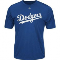 Majestic Youth Cool Base MLB Evolution Tee Shirt - Kids' YM Dodgers
