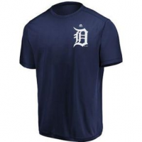 Majestic Youth Cool Base MLB Evolution Tee Shirt - Kids' YS Tigers
