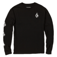 Volcom Iconic Stone Long Sleeve Tee - Boys' Black S