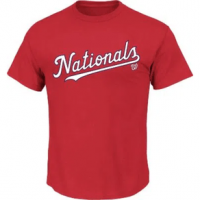 Majestic MLB Team Logo T-Shirt - Men's M Nationals