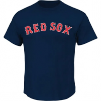 Majestic MLB Team Logo T-Shirt - Men's XL Red Sox