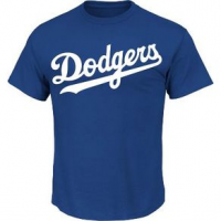 Majestic MLB Team Logo T-Shirt - Men's M Dodgers