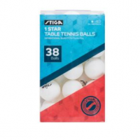 Stiga One-Star Table Tennis Balls 38 Pack Cream White