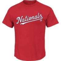Majestic MLB Team Logo T-Shirt - Men's Nationals S