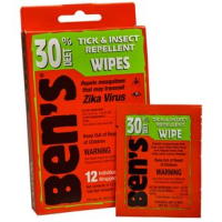 Adventure Medical Ben's 30 Tick & Insect Repellent Wipes 839773