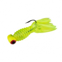 Strike King Mr. Crappie Sausage Head Fishing Lure 1/8 oz Hot Chartreuse