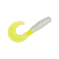 Strike King Mr. Crappie Grub Refrigerator White 2"