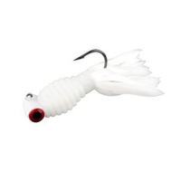 Strike King Mr. Crappie Sausage Head Fishing Lure White 1/8 OZ