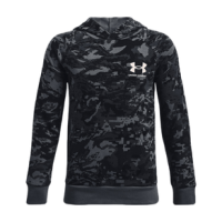 Under Armour Rival Fleece ABC Camo Hoodie - Boys' Pitch Gray / Onyx White L