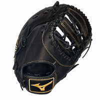 Mizuno Prime Baseball First Base Mitt Black / Almond 12.5" Left Hand Throw