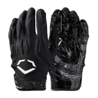 Evoshield Padded Stunt Football Glove - Youth Black YM