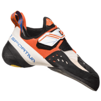 La Sportiva Solution Climbing Shoes - Women's White / Lily Orange 41 Regular