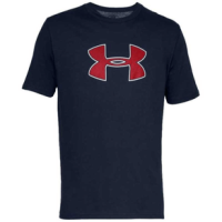 Under Armour Big Logo Short Sleeve T-Shirt - Men's Academy Navy XXL