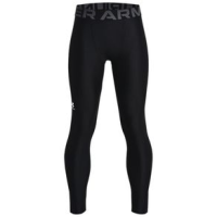 Under Armour Heatgear Armour Legging - Boys' Black / White XS
