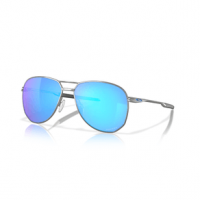 Oakley Contrail Sunglasses Satin Chrome / Prizm Sapphire Non Polarized