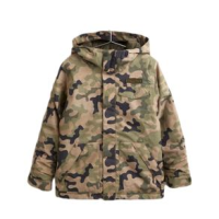 Burton Dugout Jacket - Boys' Martini Olive Terra Camo L