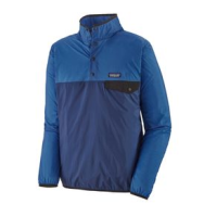 Patagonia Houdini Snap-T Pullover - Men's Super Blue Print S