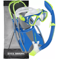 U.S Divers Junior Tail Fin Set Yellow / Blue S