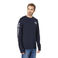 The North Face TNF Hit Long Sleeve Shirt - Men's Aviator Navy / Tnf White S