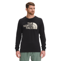 The North Face Long Sleeve Half Dome Tee- Men's TNF Black / Vintage White XXL