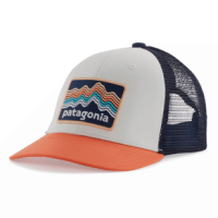 Patagonia Trucker Hat - Youth Ridge Rise Stripe / Coho Coral One Size