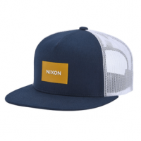 Nixon Team Trucker Hat One Size Midnight Blue / Dark Blue