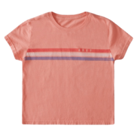 Roxy Sunset Stripe Boyfriend T-shirt - Girls' Salmon Rose S