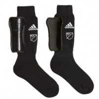 adidas Sock Guard - Youth Black / White Youth M