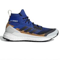 adidas Terrex Free Hiker Primeblue Hiking Shoe - Men's 10 Core Black / Core Black / Bold Blue Regular