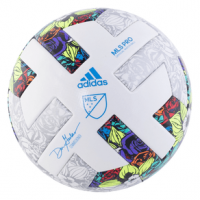 adidas MLS 2020 Pro Soccer Ball White / Solar Yellow / Power Blue 5