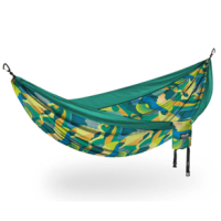 ENO DoubleNest Print Hammock Retro / Emerald Double